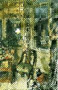 Carl Larsson leksakshornet oil painting